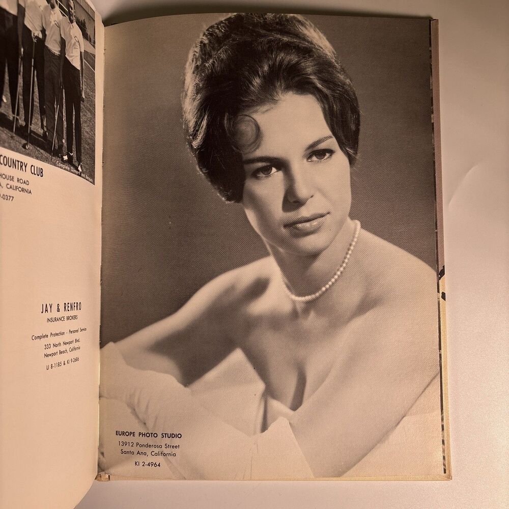 1962 Orange Coast College Yearbook Kona Lanes Baxter & Cicero Richard’s Lido Mar